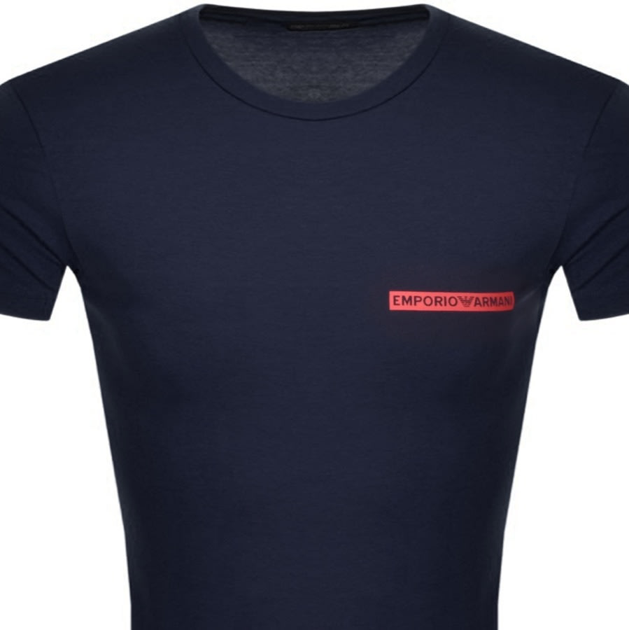 Alternative Image for ProductEmporio Armani Lounge Crew Neck T Shirt Navy2